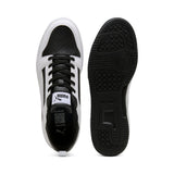 Puma rebound v6 low sneakers in black and white - Side View 02