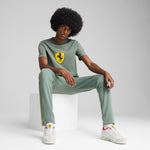 Puma scuderia ferrari hp race coloured big shield tee in black - Model Shot 03