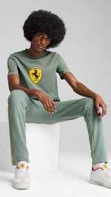 Puma scuderia ferrari hp race coloured big shield tee in black - Model Shot 03