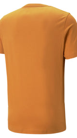 Puma essentials small logo tee in beige - Back View