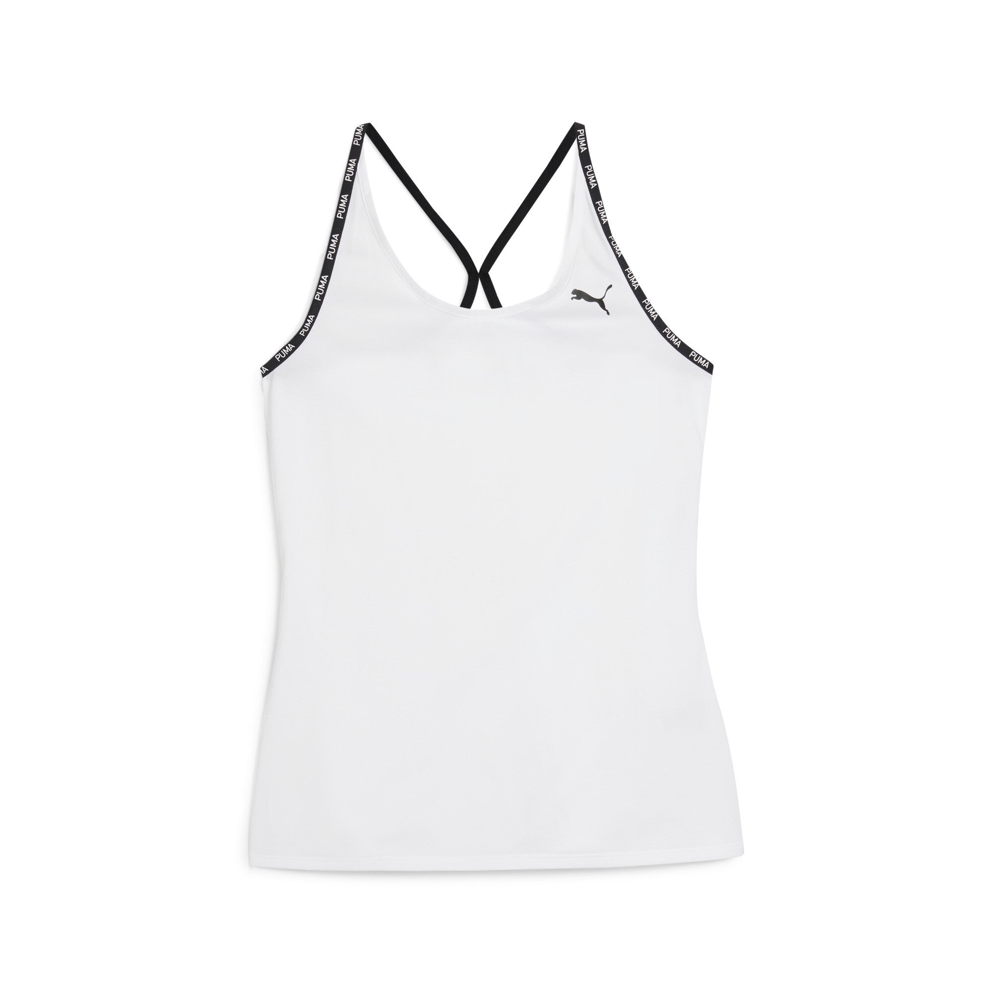Puma strong tank top in white - Front View