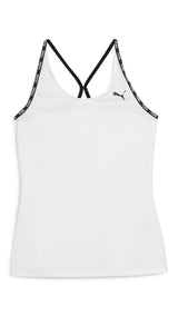Puma strong tank top in white - Front View