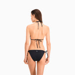 Puma swim women's bikini bottoms side tie in black - Model Shot 02