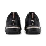 Puma fs runner metallic sneakers in black - Back View