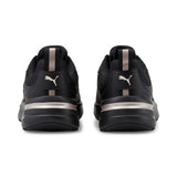 Puma fs runner metallic sneakers in black - Back View