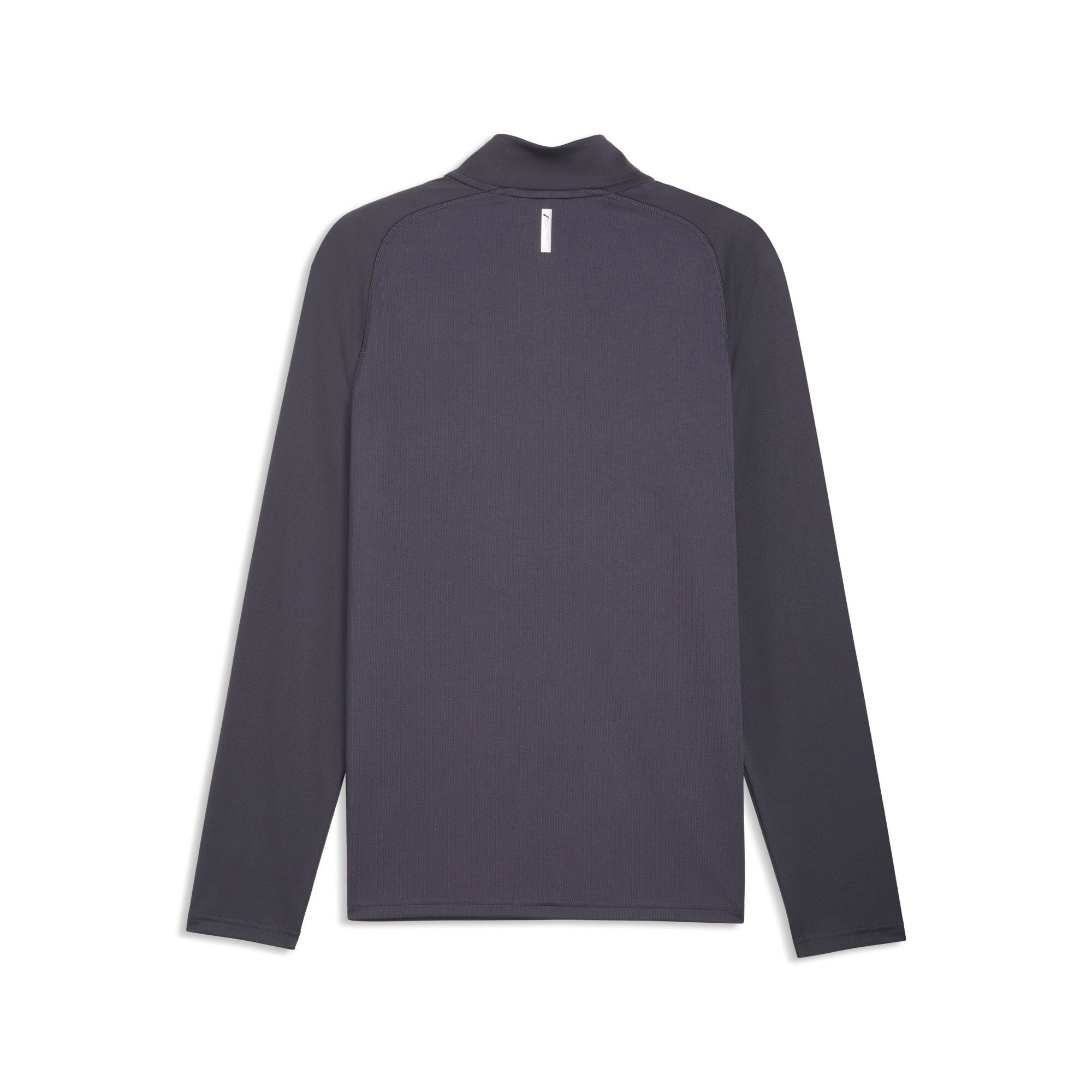 PUMA PWRTRAIN quarter-zip training tee men in galactic gray — back view