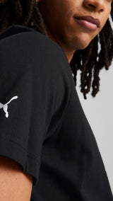 Puma BMW M motorsport essentials logo tee in black - Model Shot 02