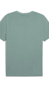 PUMA ESSENTIALS ELEVATED tee in green moon - green moon