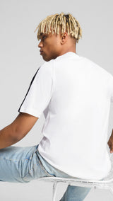 Puma T7 tee in white - Model Shot 02