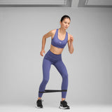 Puma CLOUDSPUN soft high-waist tights in blue crystal - Model Shot 03