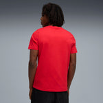 PUMA Scuderia Ferrari sportswear coloured shield tee in rosso corsa - rosso corsa