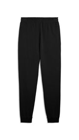 Puma essentials elevated pants in black - Back View