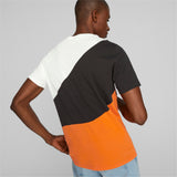 Puma power cat tee men in gray - Model Shot 03