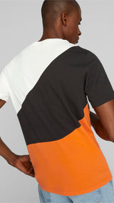 Puma power cat tee men in gray - Model Shot 03