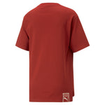 Puma x vogue relaxed tee women in red - Back View