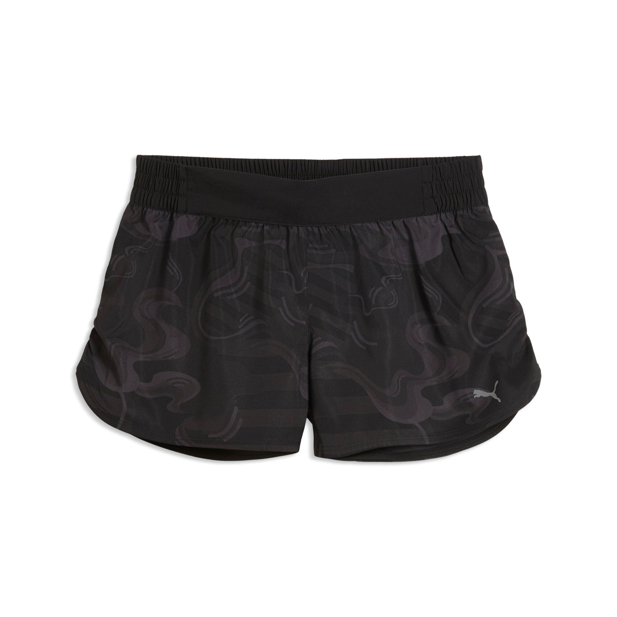 PUMA league 3" training shorts women in black — front view