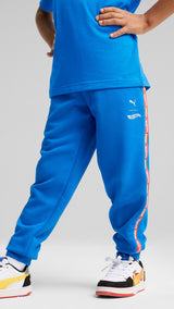 PUMA X HOT WHEELS™ sweatpants in light gray heather - team royal
