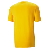 Puma essentials+ 2 colour logo tee men in orange - Back View
