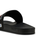 Puma BMW M motorsport logo leadcat 2.0 slides in black - Back View