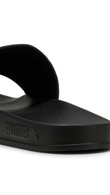 Puma BMW M motorsport logo leadcat 2.0 slides in black - Back View