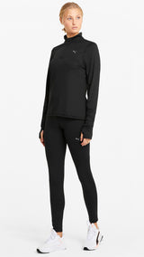 Puma favourite women's running leggings in black - Model Shot 03