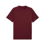 PUMA PUMATECH tee in dusky gray - ruby shimmer