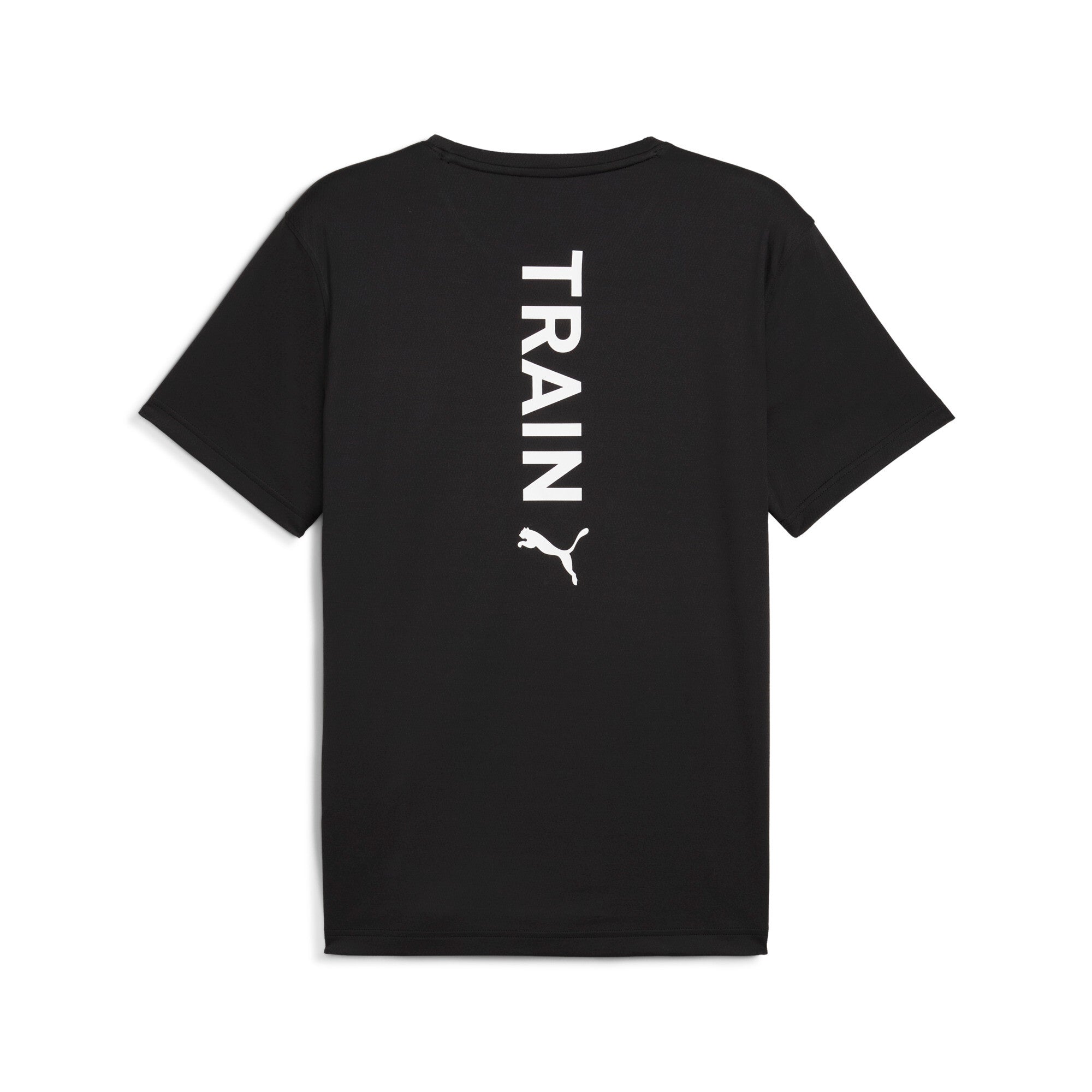 Puma graphics training tee in black - Back View