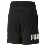 Puma power shorts youth in black - Back View
