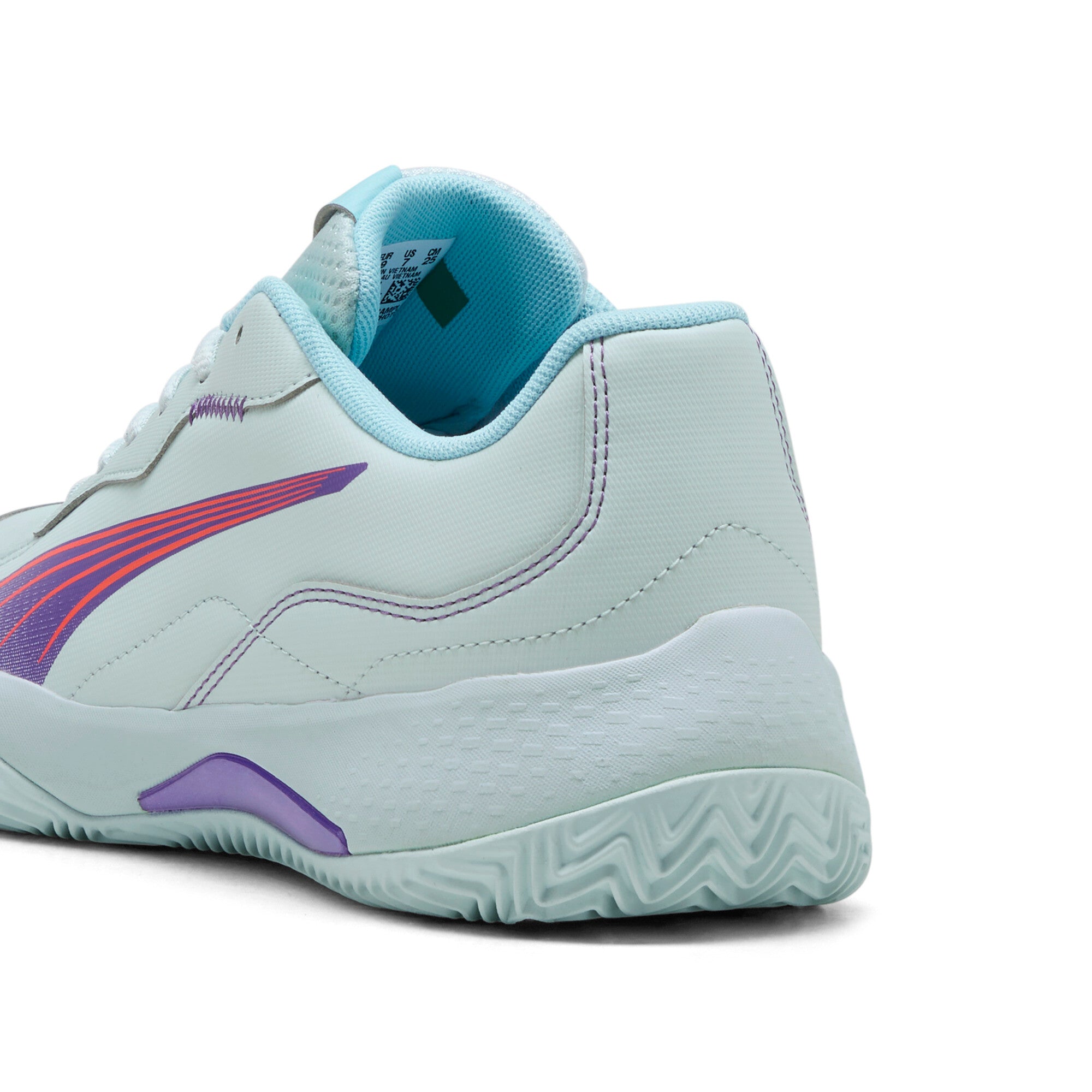 Puma tennis nova smash padel shoes in blue - Back View