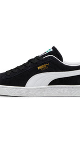 Puma suede classic sneakers in black and white - Side View 01