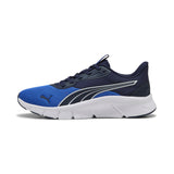Puma FlexFocus lite modern running shoes in vivid blue and navy - Side View 01