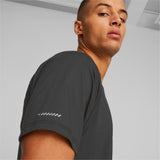 Puma run cloudspun short sleeve tee men in black - Model Shot 02