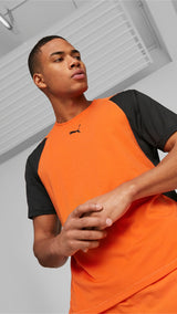 Puma engineered for strength training tee men in black - Model Shot 01