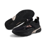 Puma fs runner metallic sneakers in black - Front View