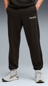 PUMA graphics training jogger pants men in black