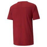 Puma train cloudspun bnd ss tee in intense red - Back View
