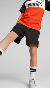 Puma power shorts youth in black - Model Shot 01