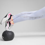 Puma lace high-waisted 7/8 tights in cool weather - Model Shot 02