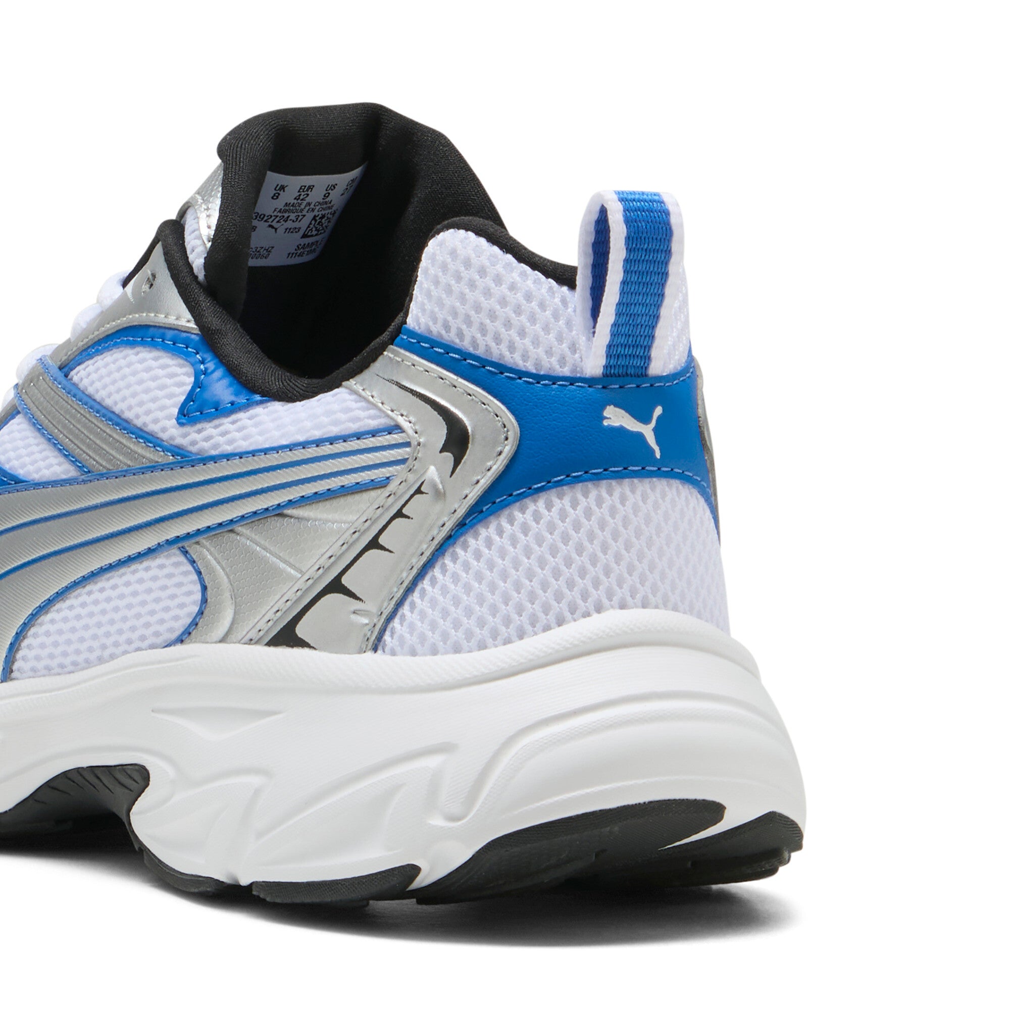Puma morphic sneakers in morphic puma white - Back View
