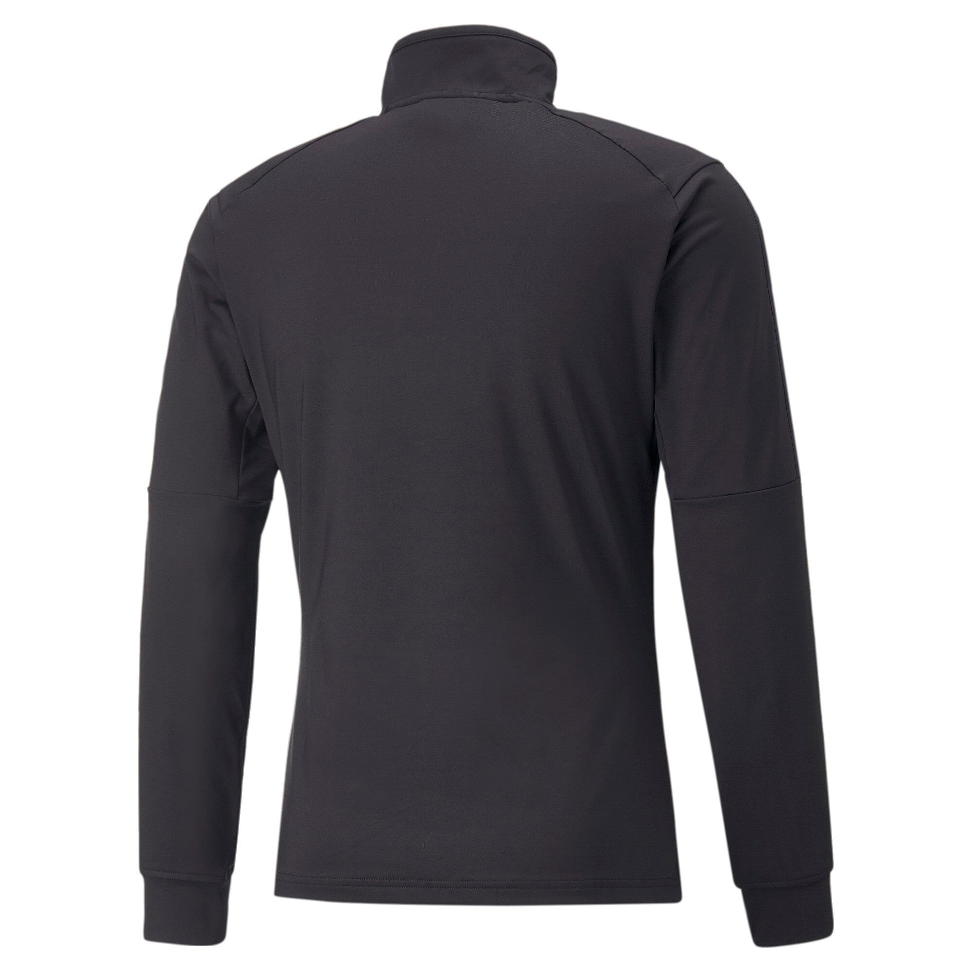 Puma training train off season half-zip sweatshirt in black - Back View