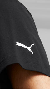 Puma mercedes-amg petronas motorsport f1 essentials logo tee men in black - Model Shot 02