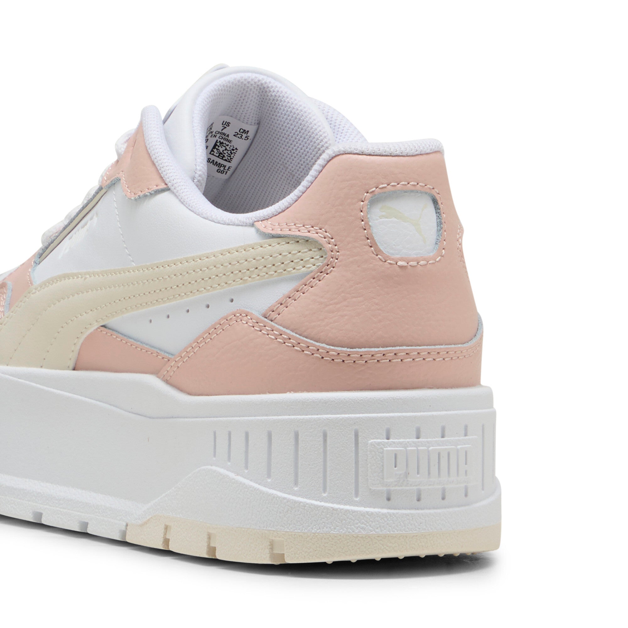 Puma karmen II idol sneakers in white and alpine snow - Back View