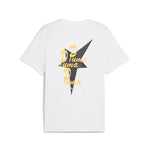 Puma road to unity graphic tee in white - Back View
