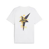 Puma road to unity graphic tee in white - Back View