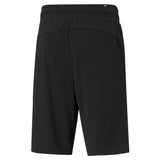 Puma essentials jersey shorts in black - Back View