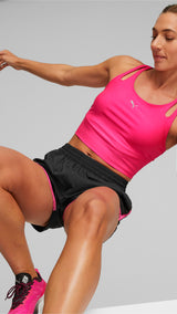 Puma run ultraform cropped running tank top women in pink - Model Shot 01