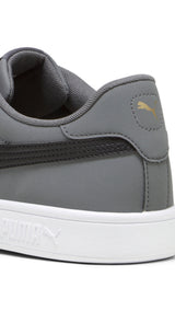 Puma smash 3.0 buck sneakers in black - Back View