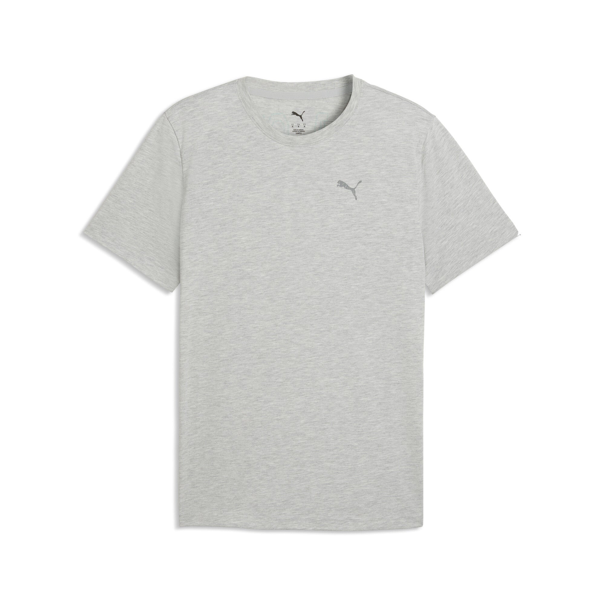 PUMA graphics training tee men (528530) in light gray heather