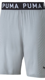 Puma training formknit seamless 7" shorts in black - Front View