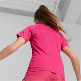 Puma fit tee youth in pink - Model Shot 03